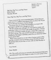 Letter from Peter Rabbit